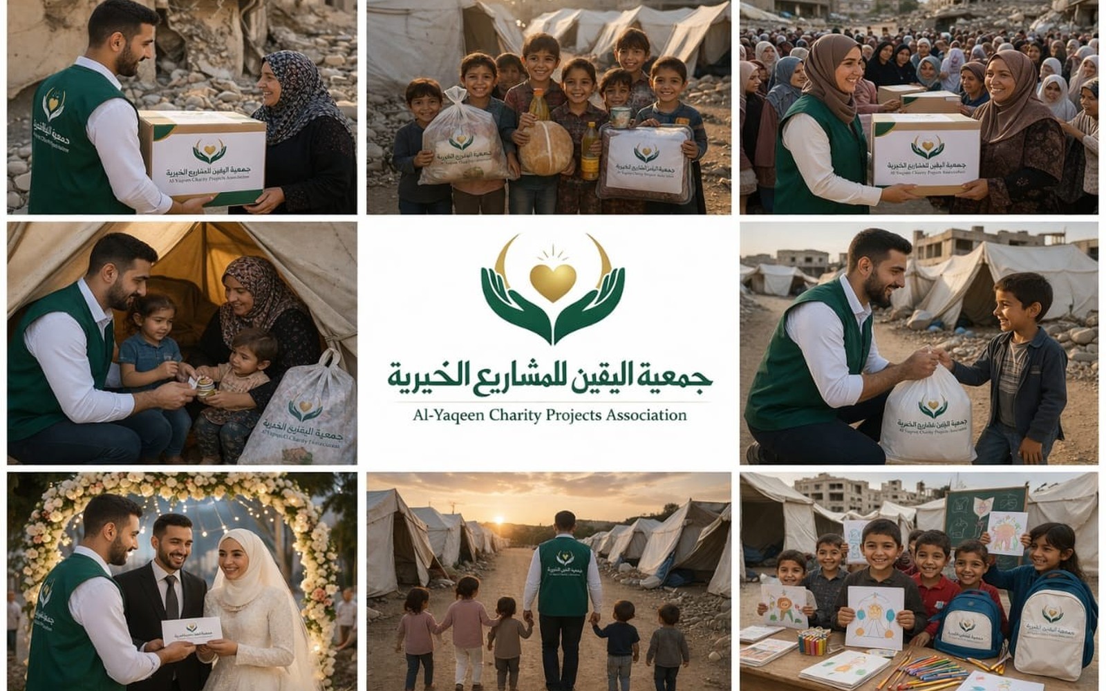 صور من المشاريع الخيرية للجمعية